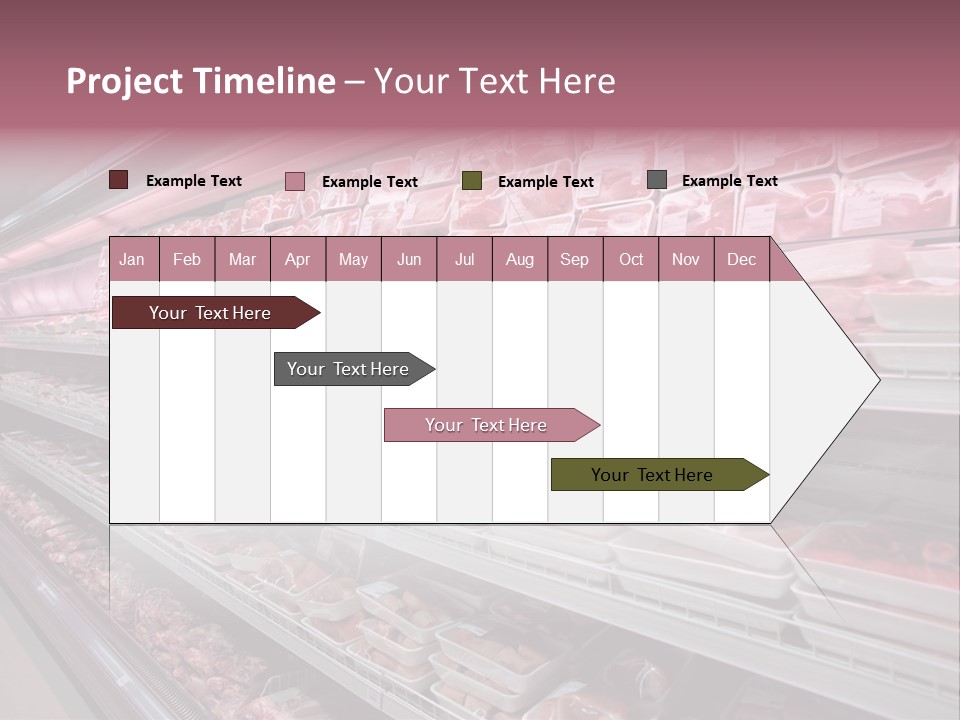 Row Display Cool PowerPoint Template