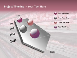 Row Display Cool PowerPoint Template