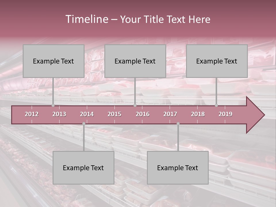 Row Display Cool PowerPoint Template
