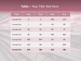 Row Display Cool PowerPoint Template