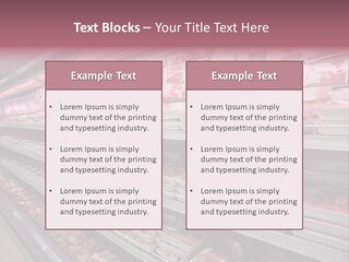 Row Display Cool PowerPoint Template