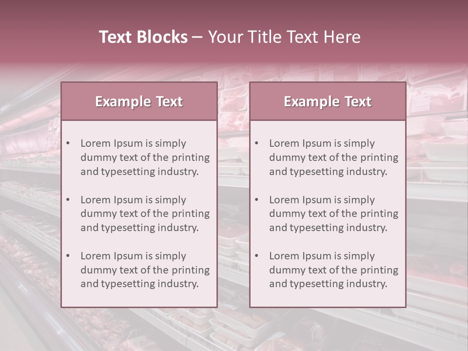Row Display Cool PowerPoint Template