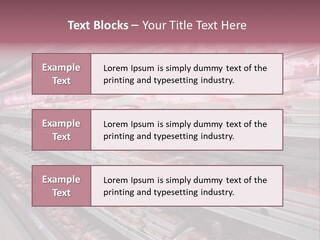 Row Display Cool PowerPoint Template
