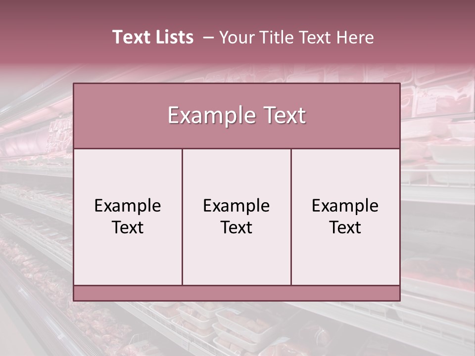 Row Display Cool PowerPoint Template