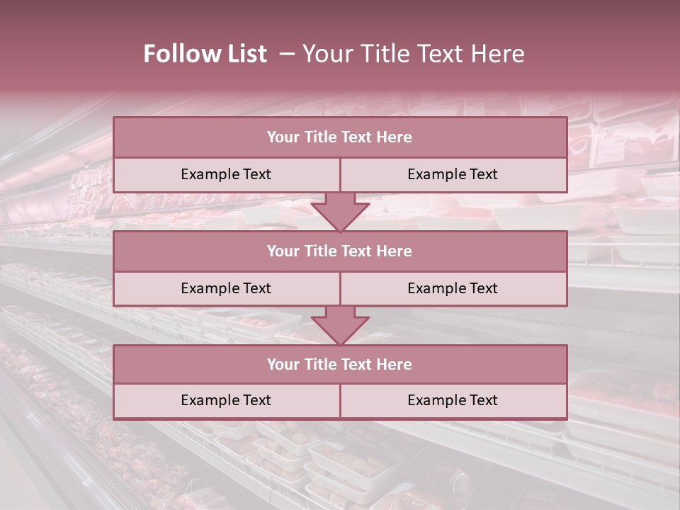 Row Display Cool PowerPoint Template
