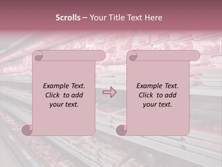 Row Display Cool PowerPoint Template