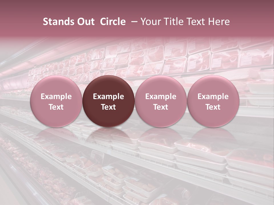 Row Display Cool PowerPoint Template
