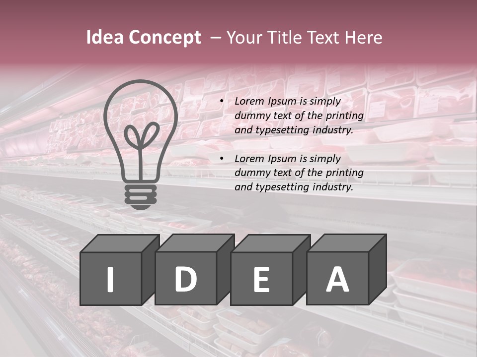 Row Display Cool PowerPoint Template