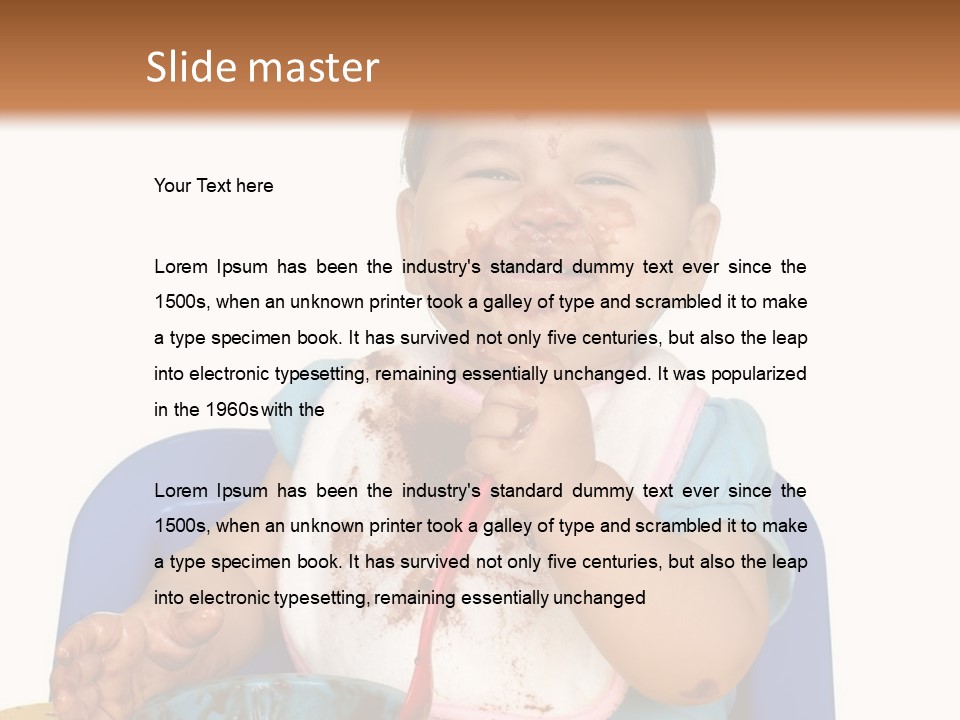 Eat Girl Dirty PowerPoint Template