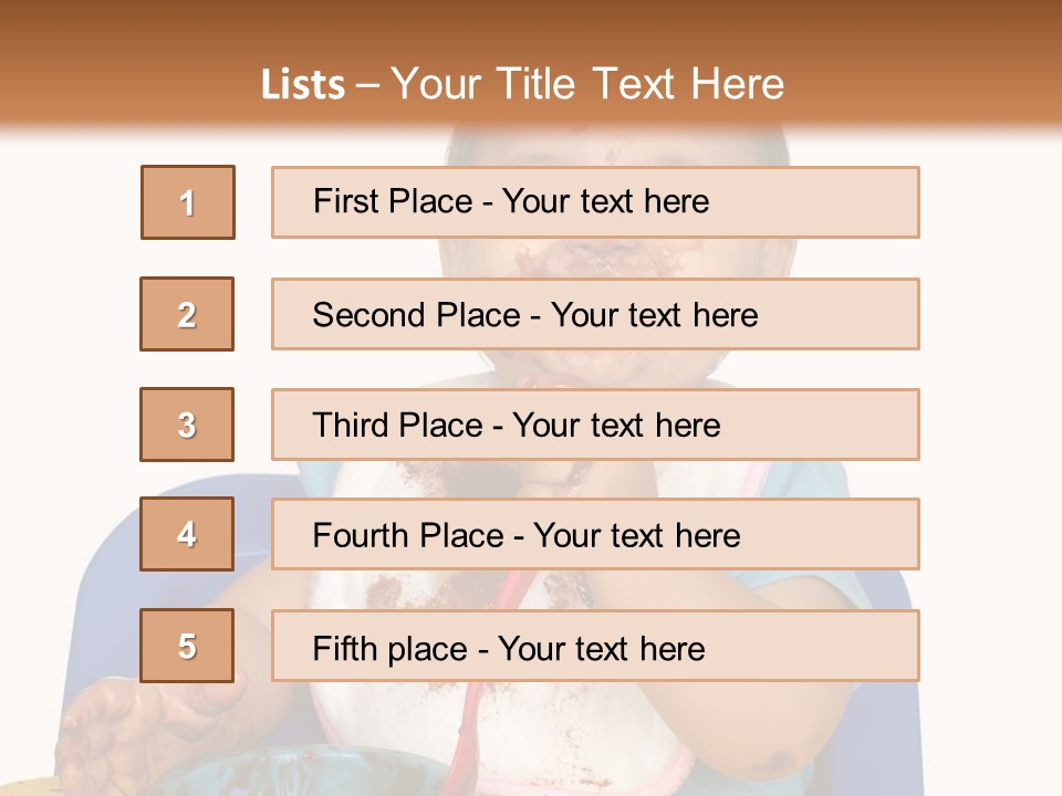 Eat Girl Dirty PowerPoint Template