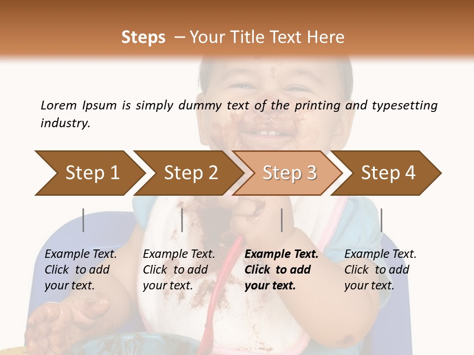 Eat Girl Dirty PowerPoint Template