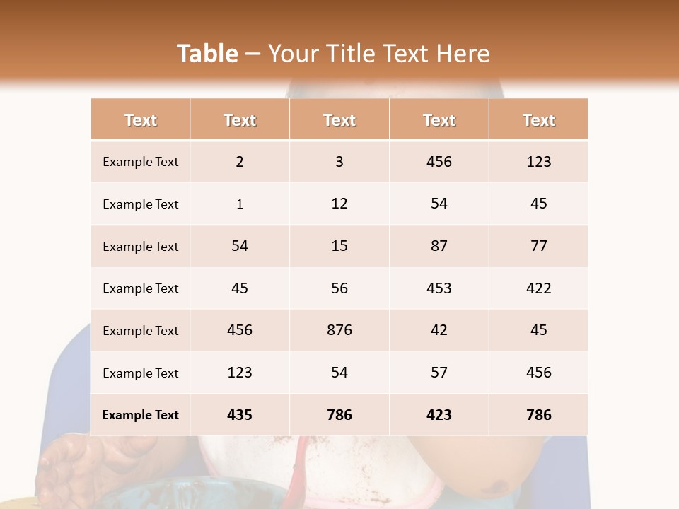 Eat Girl Dirty PowerPoint Template