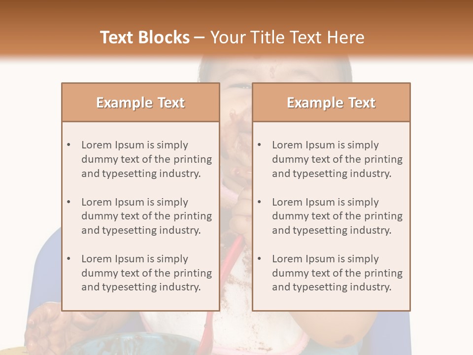 Eat Girl Dirty PowerPoint Template