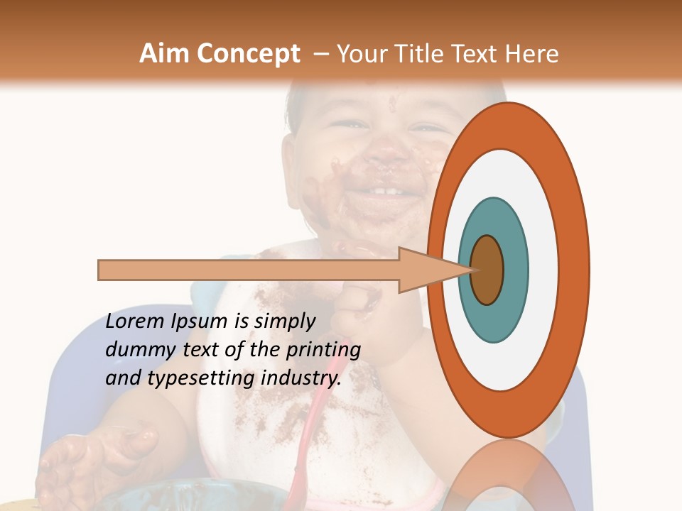 Eat Girl Dirty PowerPoint Template