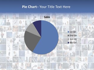 Partners Collage White PowerPoint Template