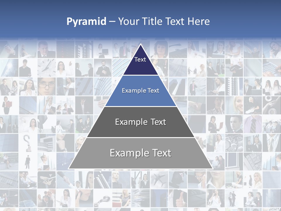 Partners Collage White PowerPoint Template