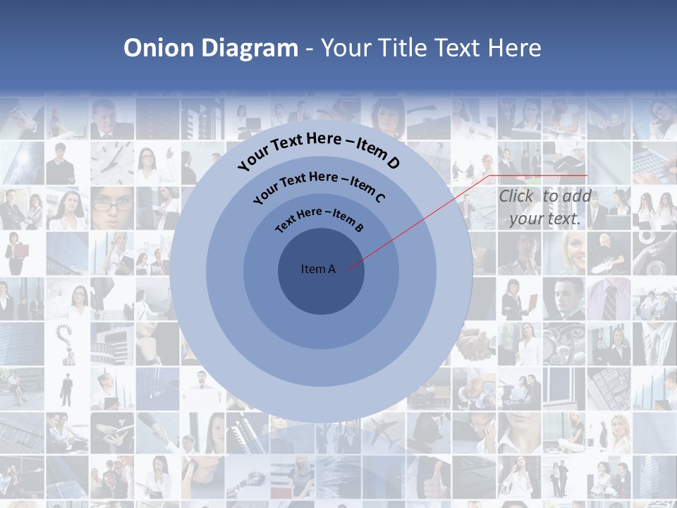 Partners Collage White PowerPoint Template