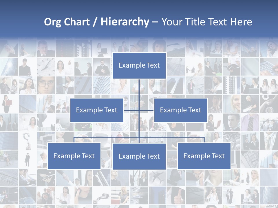 Partners Collage White PowerPoint Template