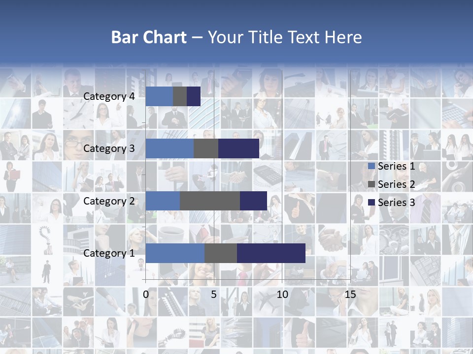 Partners Collage White PowerPoint Template