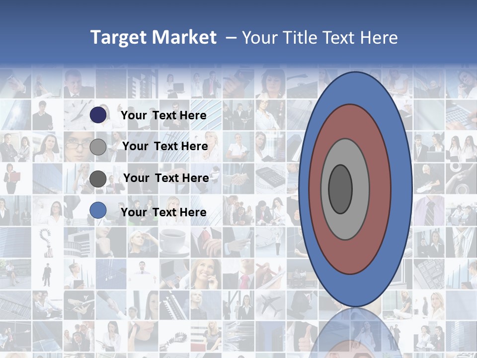 Partners Collage White PowerPoint Template