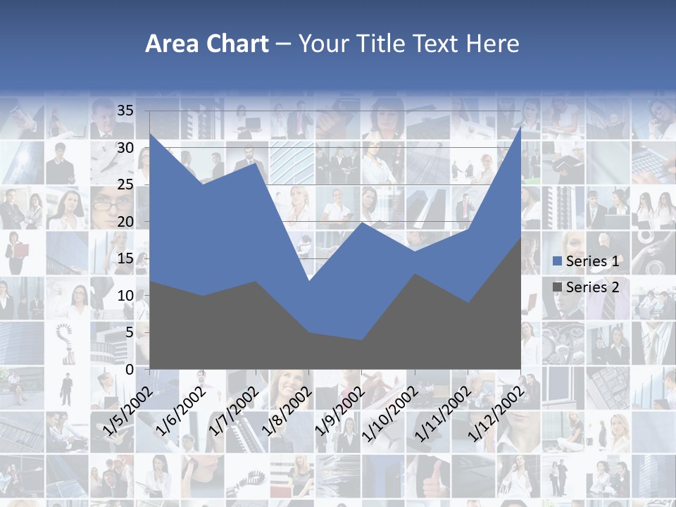 Partners Collage White PowerPoint Template