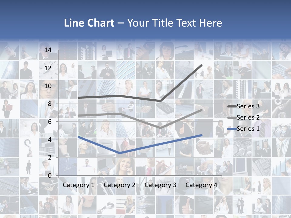 Partners Collage White PowerPoint Template