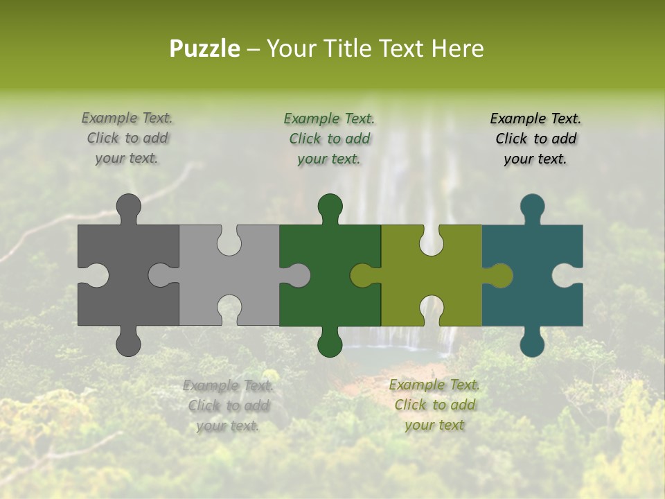 Landscape Rainforest Tropical PowerPoint Template