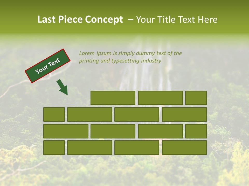 Landscape Rainforest Tropical PowerPoint Template