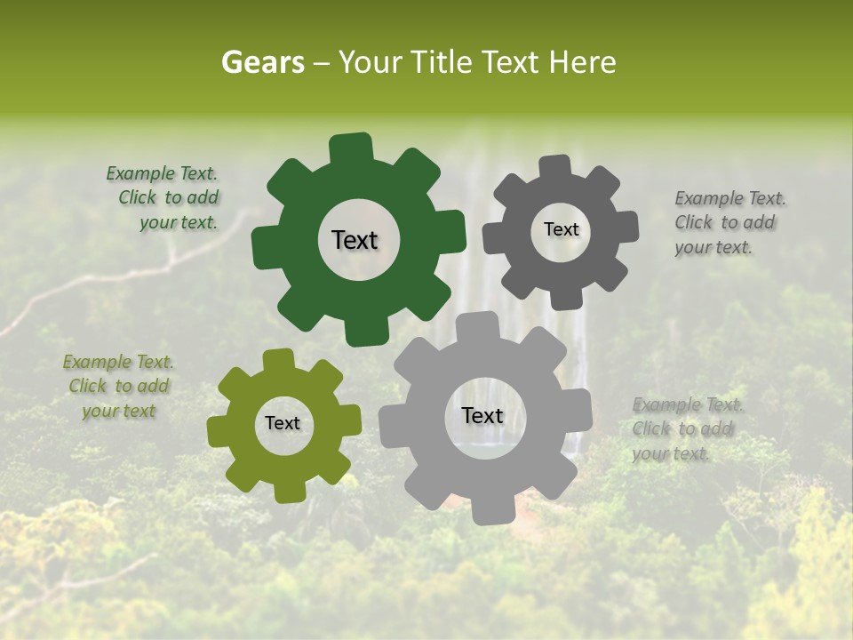 Landscape Rainforest Tropical PowerPoint Template