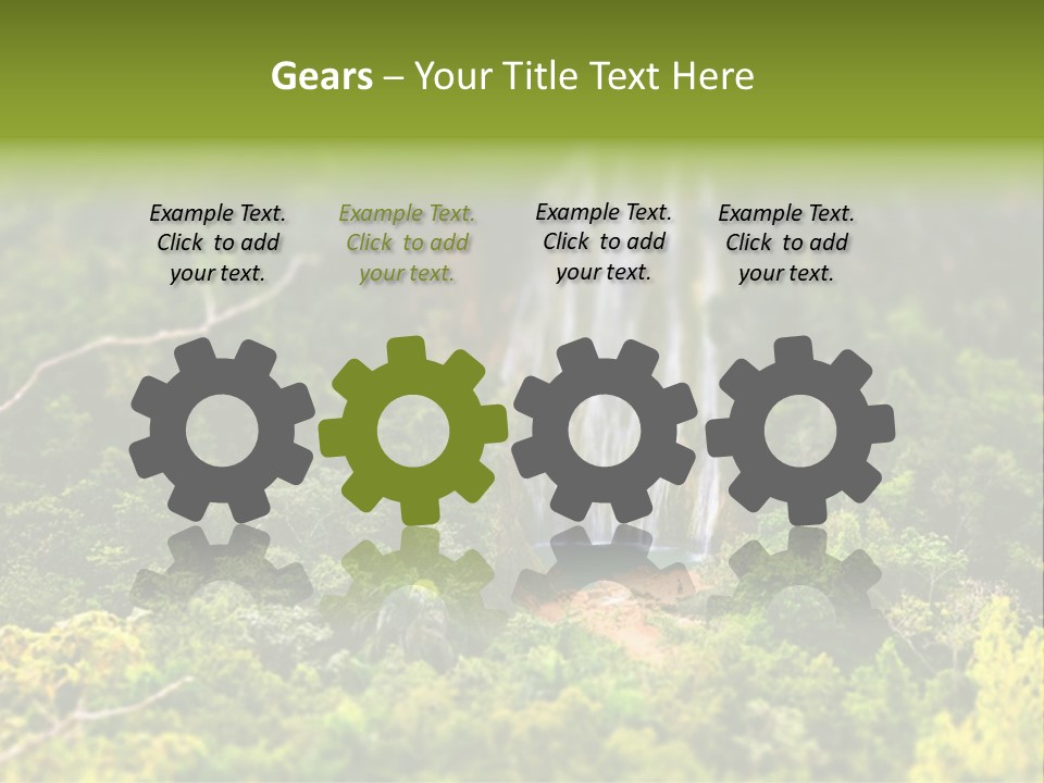 Landscape Rainforest Tropical PowerPoint Template