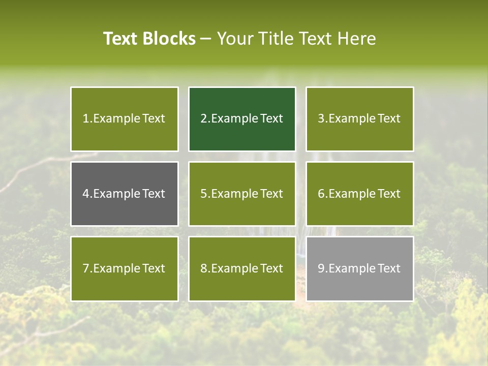Landscape Rainforest Tropical PowerPoint Template