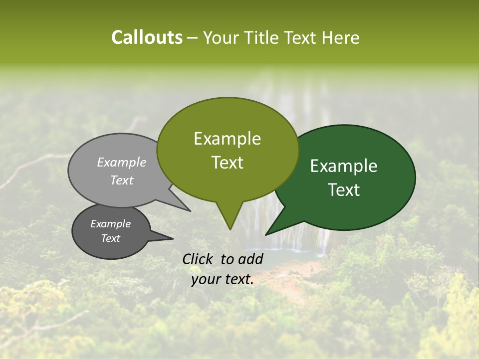 Landscape Rainforest Tropical PowerPoint Template