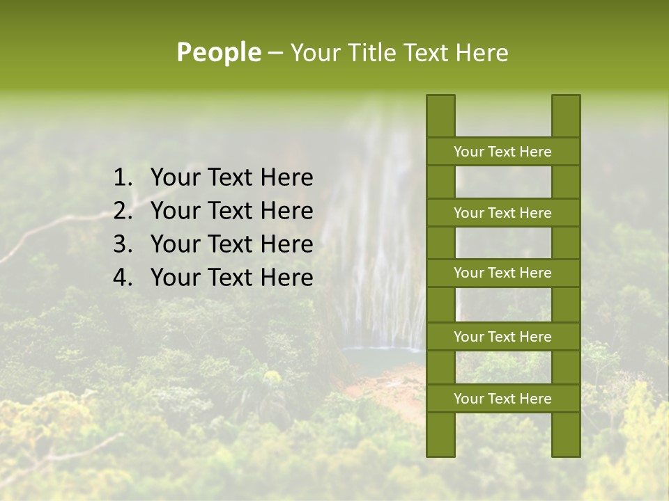 Landscape Rainforest Tropical PowerPoint Template