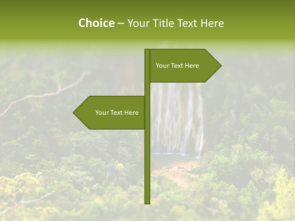 Landscape Rainforest Tropical PowerPoint Template