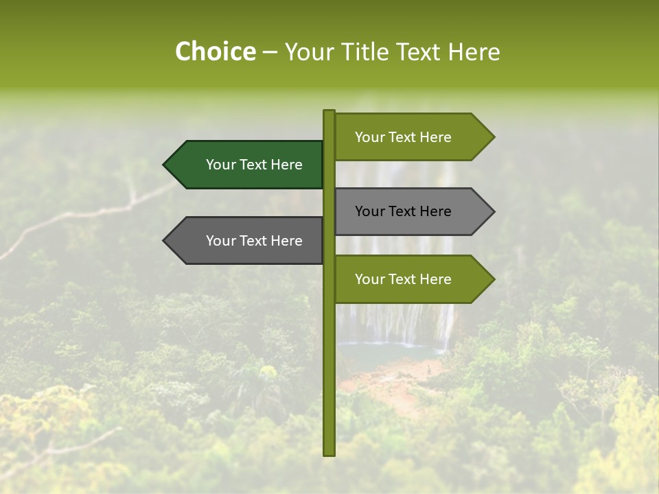 Landscape Rainforest Tropical PowerPoint Template
