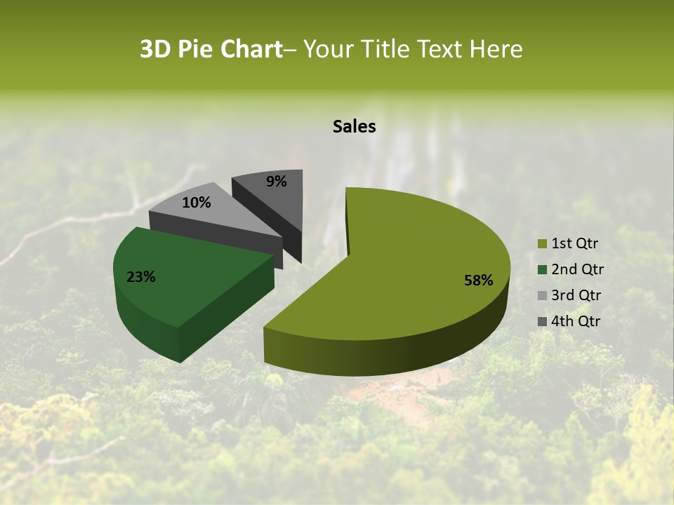 Landscape Rainforest Tropical PowerPoint Template
