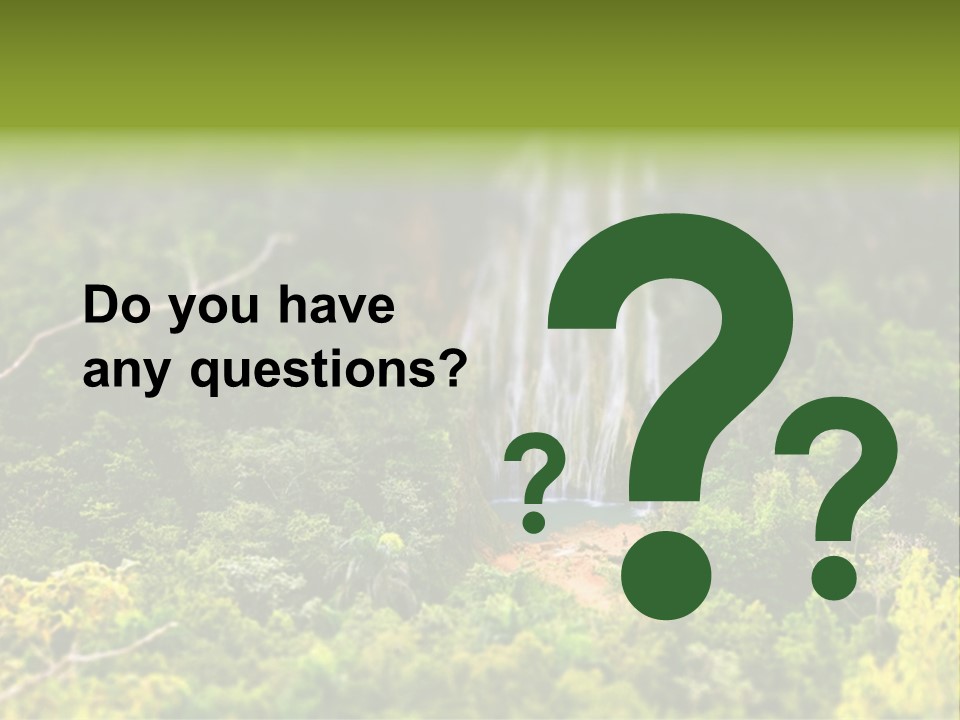 Landscape Rainforest Tropical PowerPoint Template