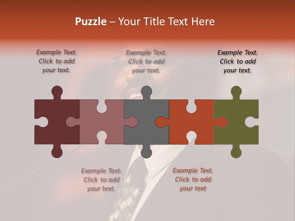 Conference Gesture Speak PowerPoint Template