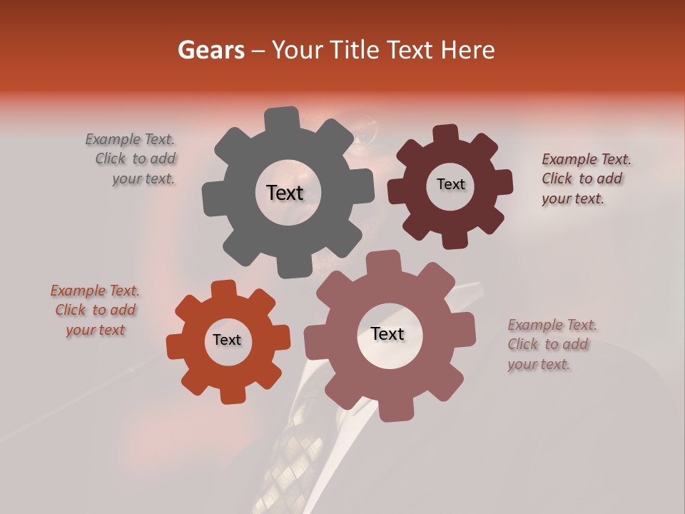 Conference Gesture Speak PowerPoint Template