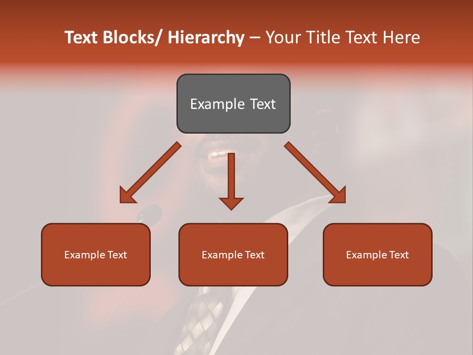 Conference Gesture Speak PowerPoint Template