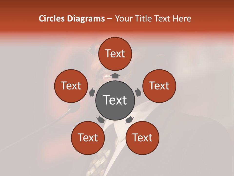 Conference Gesture Speak PowerPoint Template