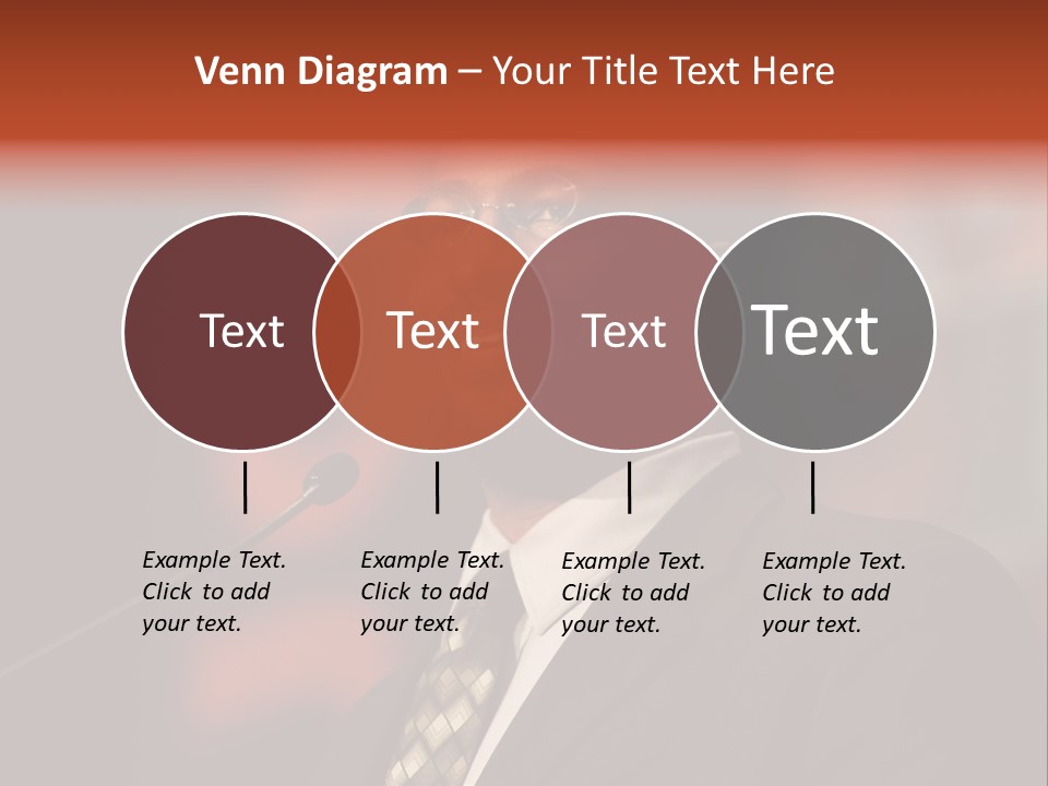 Conference Gesture Speak PowerPoint Template