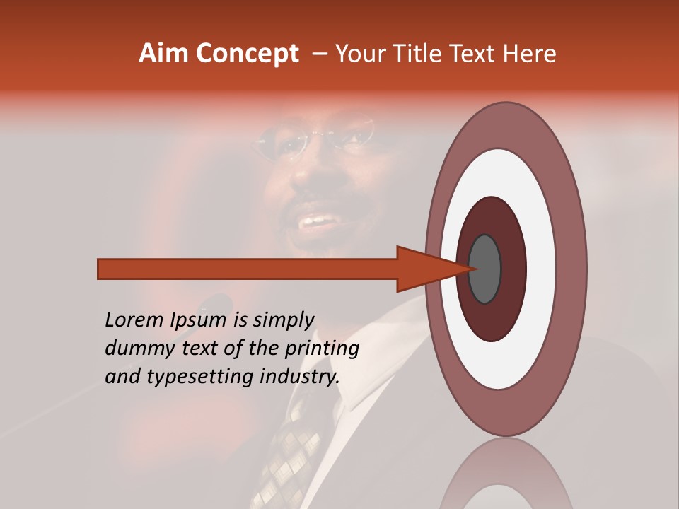 Conference Gesture Speak PowerPoint Template