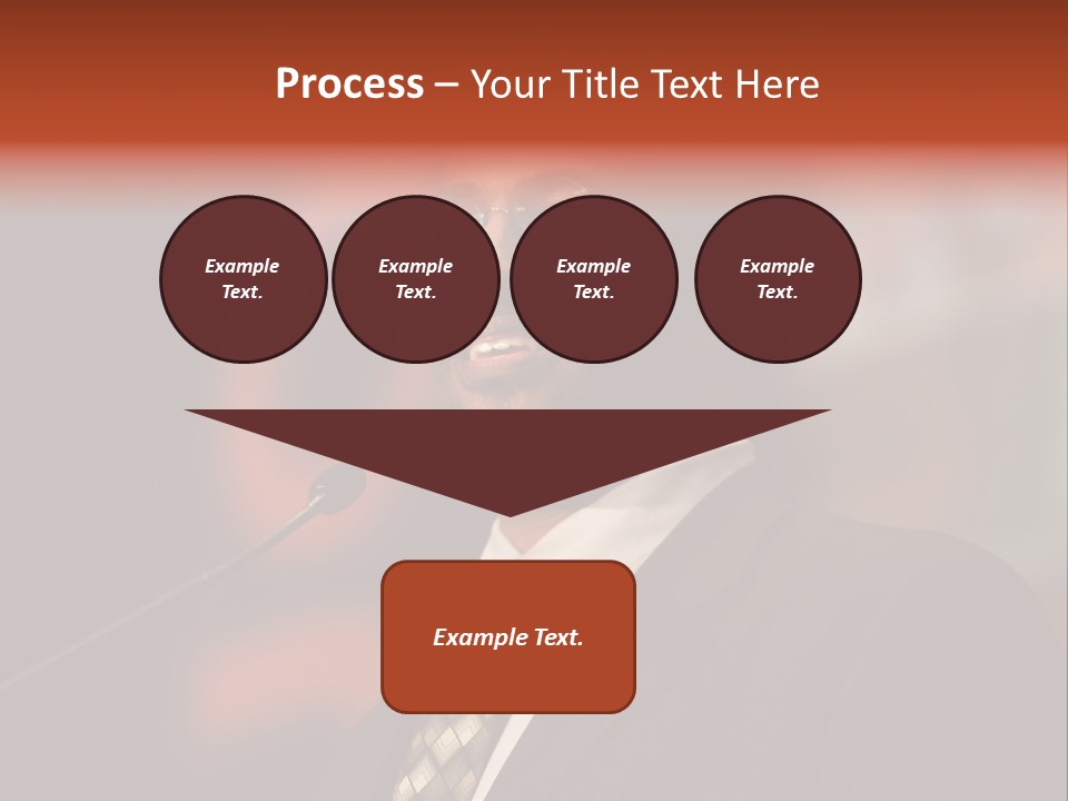Conference Gesture Speak PowerPoint Template