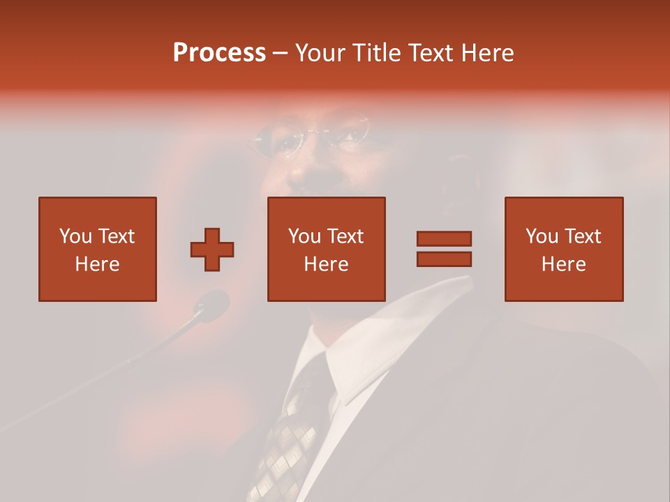 Conference Gesture Speak PowerPoint Template