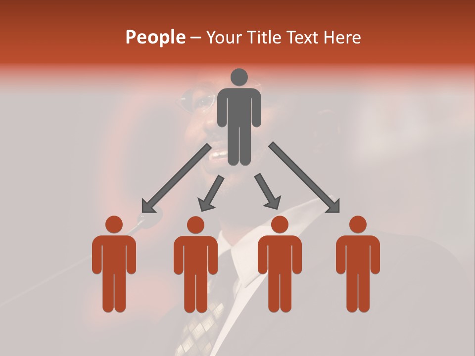 Conference Gesture Speak PowerPoint Template