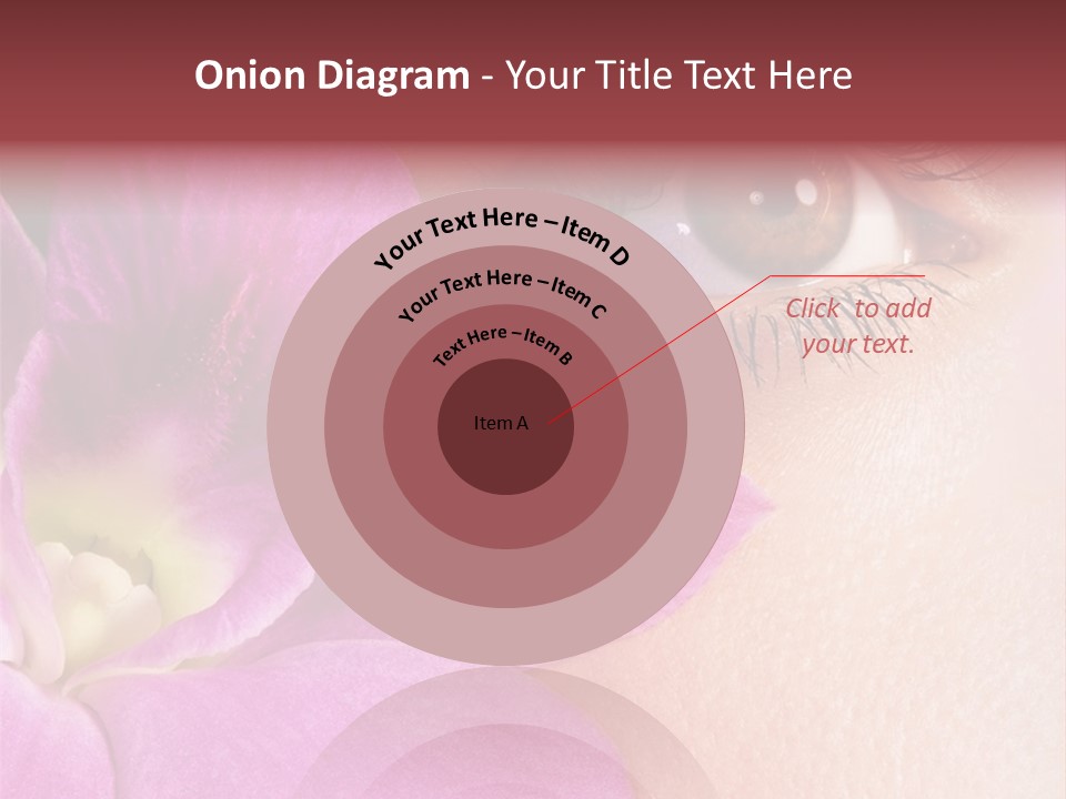 Girl Petal Elegance PowerPoint Template