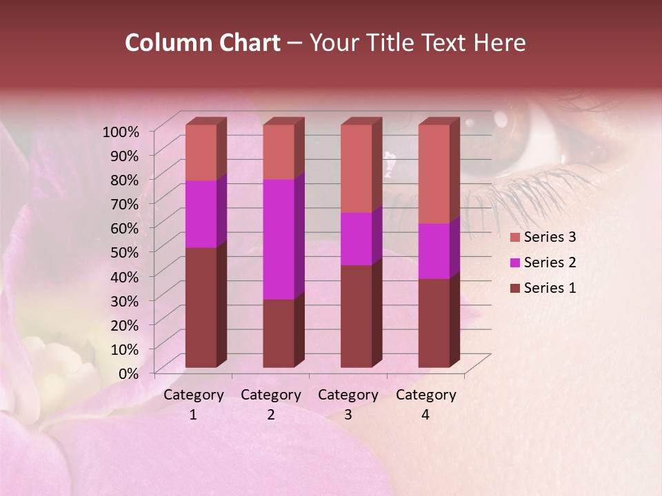 Girl Petal Elegance PowerPoint Template