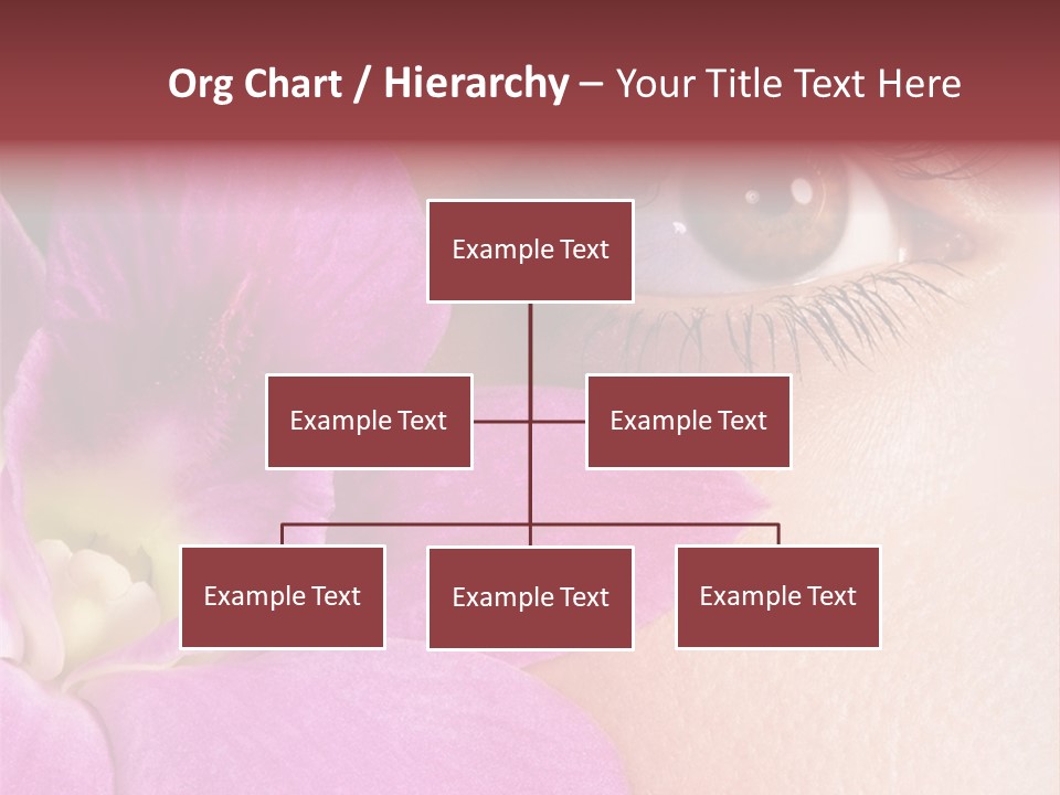 Girl Petal Elegance PowerPoint Template
