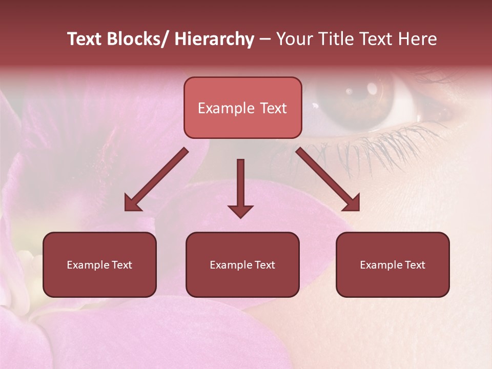 Girl Petal Elegance PowerPoint Template